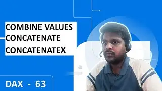 DAX | Power BI | TEXT | Combinevalues, Concatenate and ConcatenateX Functions