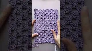 Ажурная сеточка крючком? Подробное видео уже на канале