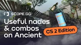 CS2 ANCIENT grenades & combos you SHOULD KNOW! #CS2 #SCOPEGG