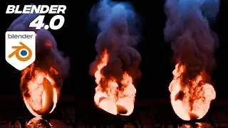 Realistic Fire Tutorial in Blender 4.0 