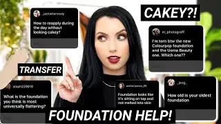 Stop Foundation from Getting CAKEY, Creasing, Best Tinted Moisturizer/SPF | FOUNDATION Q's ANSWERED