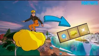 VENCI A PARTIDA USANDO SO PODERES NO FORTNITE! (Boku no Hero e Dragon Ball)