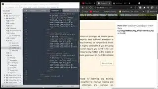 Parse error: syntax error, unexpected end of file in C:\xampp\htdocs\Blog_site\inc\sidebar.php Fixed