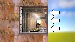 raiding into a LOOT HALLWAY on the VERY EDGE of the base..