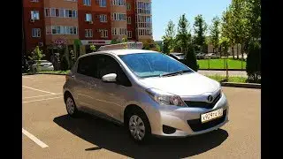 ОБЗОР и тест драйв TOYOTA Vitz 2013 года [ВАРИАТОР]. Плюсы и минусы.