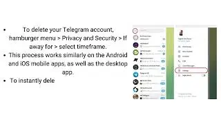 How to Delete Telegram Account Permanently