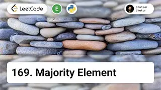 169. Majority Element | LeetCode Easy | Python Solution | Hash Table, Array, Counting | Coding