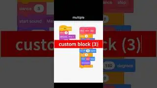 [Part 3] how to creat custom block #scratch #scratching #scratchcoding #educational #scratchtutorial