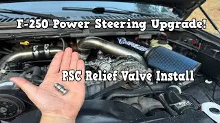 Have Big Wheels on Your F-250!? WATCH THIS NOW! - PSC Relief Valve Install!