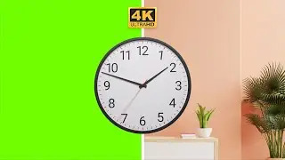 Clock Green Screen Time-lapse In 4k | Chromatic Cinema