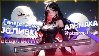 Бесплатная замена Генеративной заливки в фотошоп от Альпака!