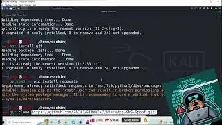SMS & WhatsApp Spoofing Using Kali Linux | Send Spoofed WhatsApp Messages | WhatsApp Bombing