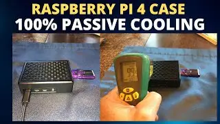 All Metal Raspberry Pi 4 Case - No Fans Needed