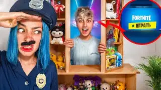 Построил СЕКРЕТНУЮ КОМНАТУ! ПРЯЧУСЬ от ПОЛИЦИИ😱