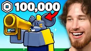 Spending $100,000 ROBUX In Cheese TD!