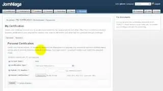 Certify Your JomNiaga Account