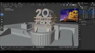 20th century fox logo animation in blender 3.3 