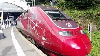 Eurostar (ex-Thalys) Alstom TGV PBKA leaving Aachen Hbf