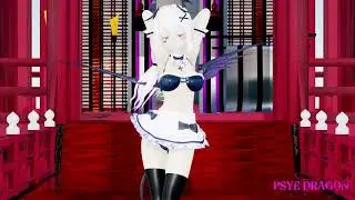 [MMD 4K] [Vocaloid] [Succubus Haku] Hip Sway - Phut on