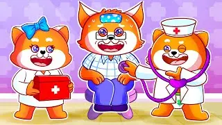 Good Doctor vs Bad Doctor 👩‍⚕️🧑‍⚕️|| Funny Animated Story About Family By Lucky Zee Zee