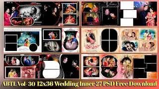 album psd file download 12x36 album design psd 2025 free download Inner 27 PSD | ABTL Vol-30
