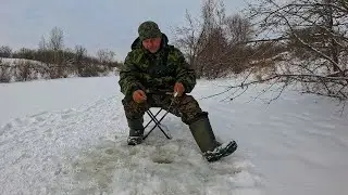 Зимняя Рыбалка . Февраль  2024  на речке