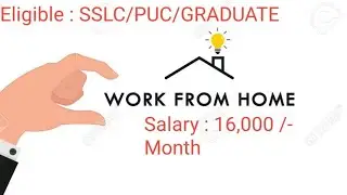 Permanent WFH| SSLC|PUC|Graduate Can Apply|2024 Work From Home Jobs in Kannada|
