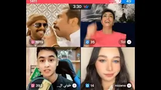 مقرن و فهد مع بنت الرياض و روزانا و طوني اللبناني🤣الشمري