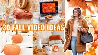 30 Fall Video Ideas that Will Blow Up | How to Get More Views as a Small Youtuber Autumn 2021
