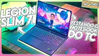 Testando o NOTEBOOK PESSOAL do TC ao vivo! Legion Slim 7i com um i9 13900H + RTX 4070 #Bench223
