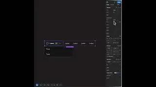 Tinkering new menu bar component in Figma #uidesign #designsystems