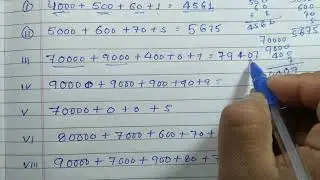 Write the following numbers in short form