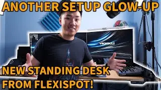 2023 Setup Makeover ft. FlexiSpot E7 Standing Desk!