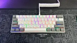 Cheapest RGB 60% Mechanical Gaming Keyboard - iLovBee i61