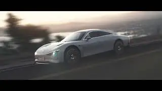 Mercedes Benz Vision EQXX Concept Car - Full CGI Car Animation done with Cinema 4D, Octane Render.