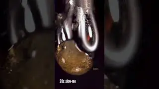 Solder Wire Melting and the Fall of a Drop Into the Water
