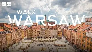WARSAW WALK 2023 | 4K walking tours | TOP TOURIST PLACES