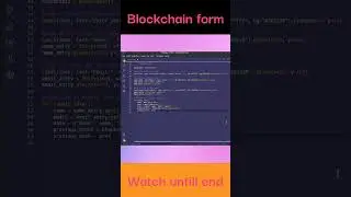 🔐Secure Your Data with Blockchain Form #shorts - Create a Form That Protects Your Data #blockchain