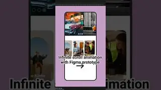 Infinite scroll animation with Figma prototype