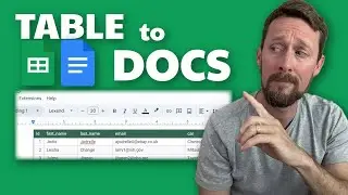 Link Google Sheets Tables to Google Docs [2025]