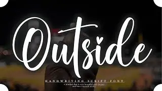 Outside Font | Script Fonts | Free Download Script Font