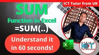 SUM function in Excel | #shorts | Understand it in 60 seconds