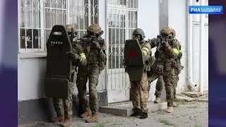 Силовики Калмыкии провели антитеррористические учения на автовокзале