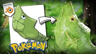 Making realistic Pokemon using Blender