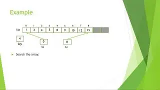 COMP1010 Linear & Binary Search
