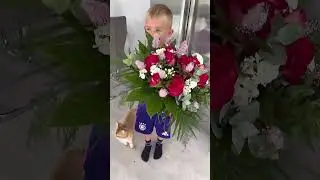 Цветы для мамы на день рождение. Такие букеты делают в Германии 