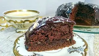 How to bake an inexpensive beet cake with chocolate