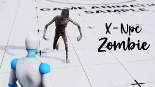 X - Game Animation Sample | Npc Zombie