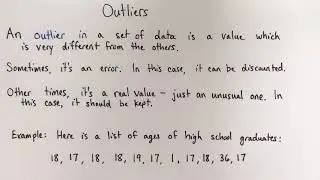 What is an outlier?