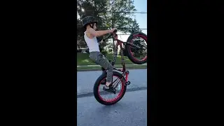 Lilman on the Creme x SE Bikes Fat Ripper!